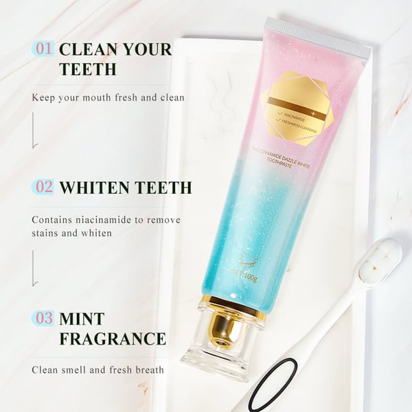 🔥Niacinamide Whitening Toothpaste【Specially customized for nobility】