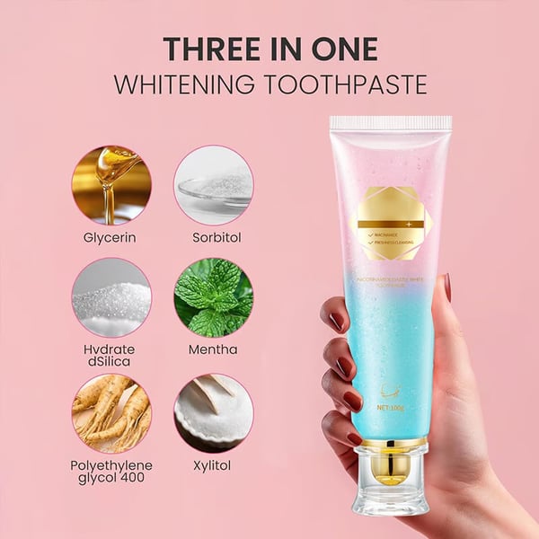 🔥Niacinamide Whitening Toothpaste【Specially customized for nobility】