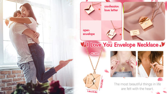 I Love You Envelope Necklace(🔥HOT SALE NOW-49% OFF)