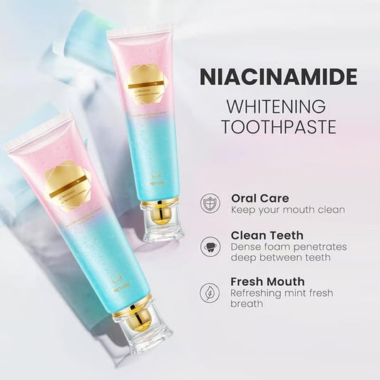 🔥Niacinamide Whitening Toothpaste【Specially customized for nobility】