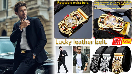 Lucky Leather Belt【Imported from Italy】🔥HOT SALE 48%🔥