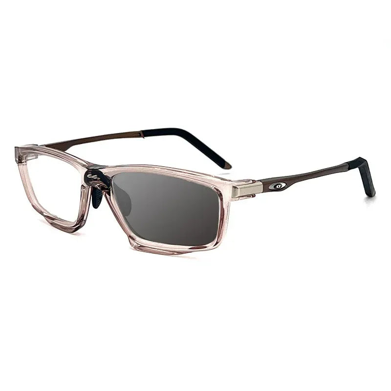 SPORTS OUTDOOR ALUMINUM MAGNESIUM ULTRA-LIGHT COLOR-CHANGING MULTI-FOCAL READING GLASSES