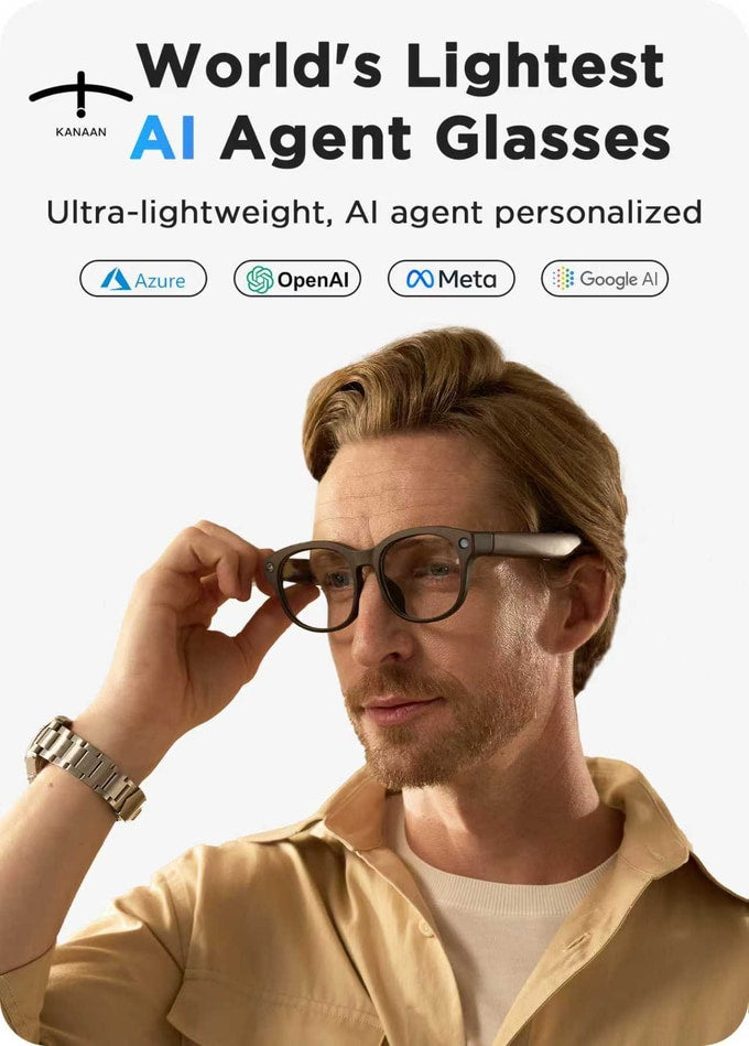 💥KANAAN-K1 Pro: World's Lightest AI Agent Glasses