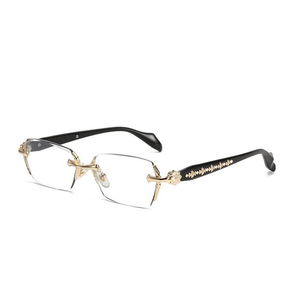 ANTI-BLUE LIGHT PRESBYOPIA GLASSES【2025 THE NEWEST HD RIMLESS GLASSES】For both near and far view 🔥HOT SALE 45%🔥