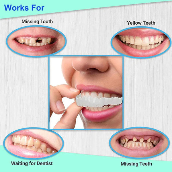 💝Last day discount-45%Off💝Latest👨‍⚕Reusable Temporary Denture Teeth（Adjustable）