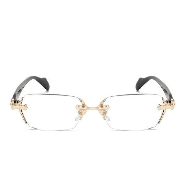 ANTI-BLUE LIGHT PRESBYOPIA GLASSES【2025 THE NEWEST HD RIMLESS GLASSES】For both near and far view 🔥HOT SALE 45%🔥