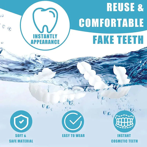 💝Last day discount-45%Off💝Latest👨‍⚕Reusable Temporary Denture Teeth（Adjustable）