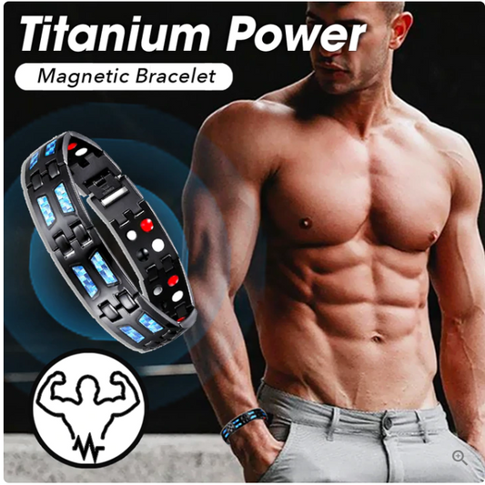 Titanium Power Magnetic Bracelet【HOT SALE-45%OFF🔥🔥🔥】(Express 3 Day Delivery)