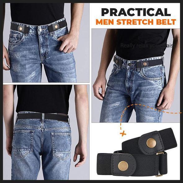 Buckle-free Invisible Elastic Waist Belts【The latest fashion trends in Europe and America】