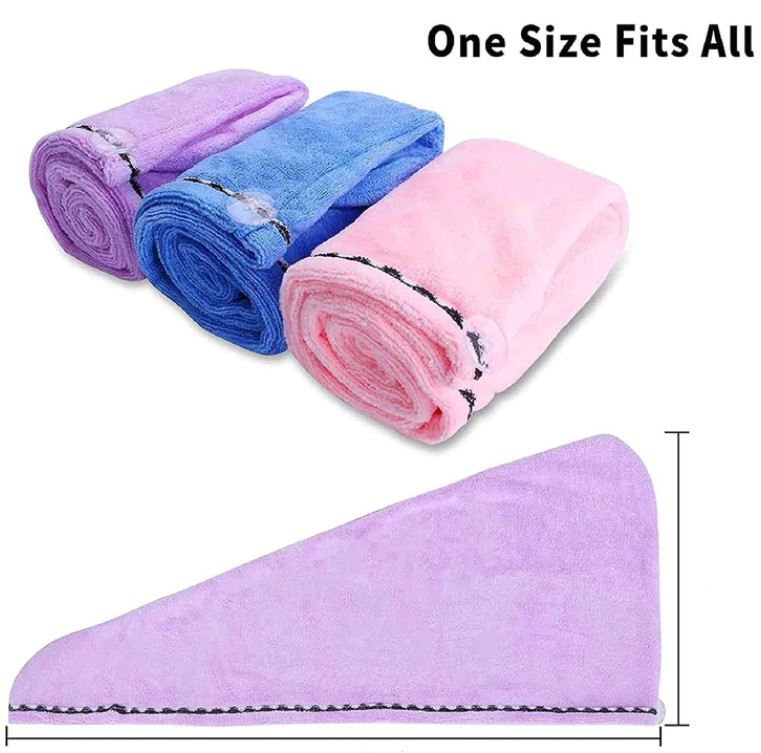 Premium Quick Dry Microfiber Hair Turban Towel 【HOT SALE-45%OFF🔥🔥🔥】(Express 3 Day Delivery)