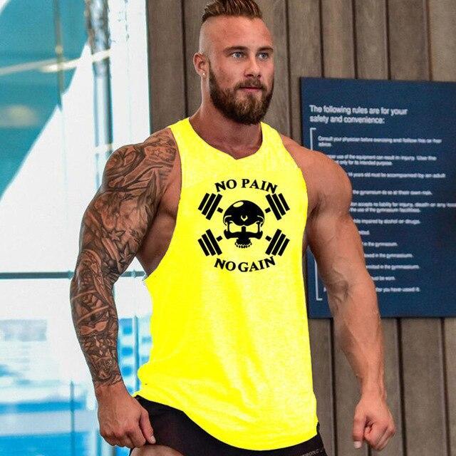 New fashion men's fitness vest